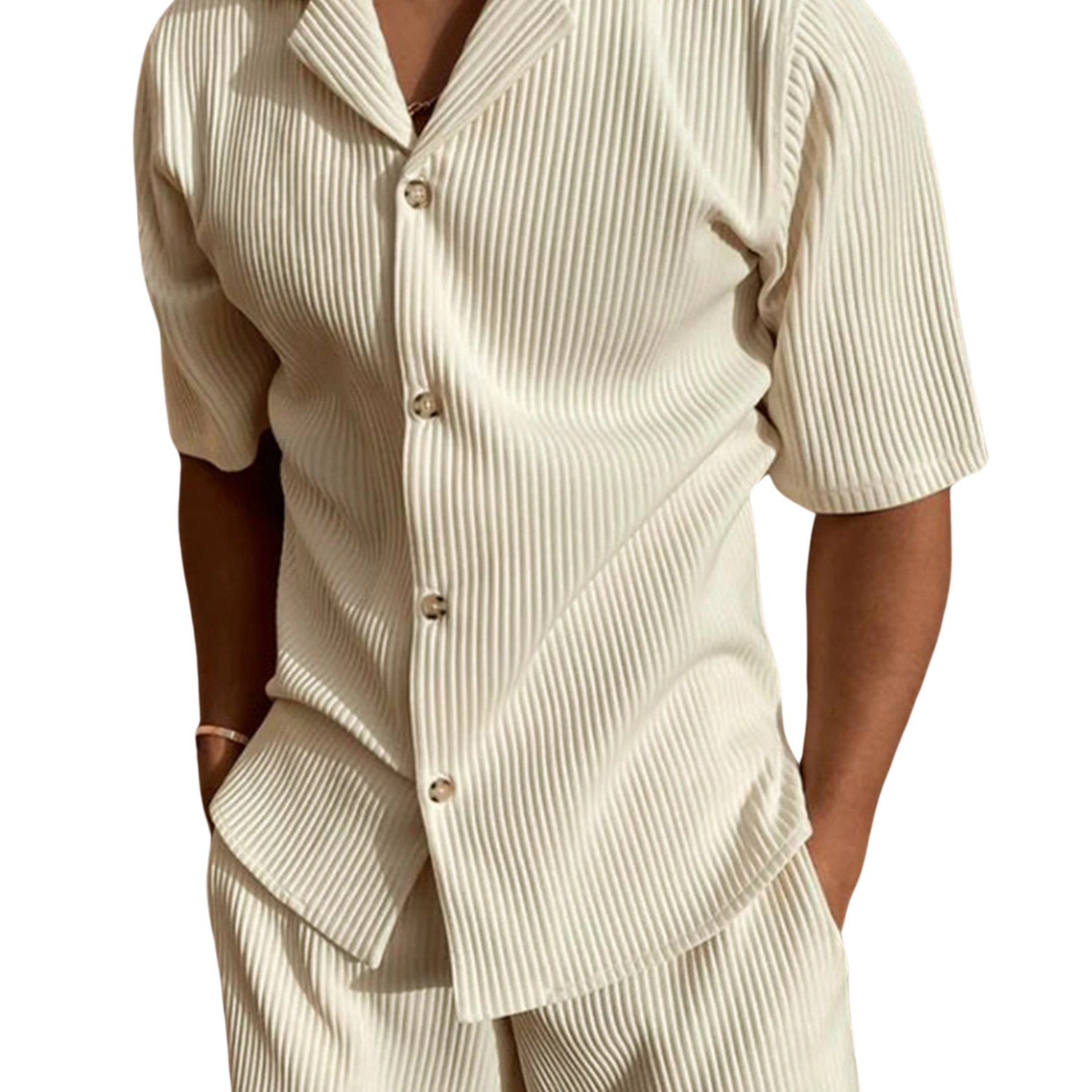 Lini Beige Corduroy Suit