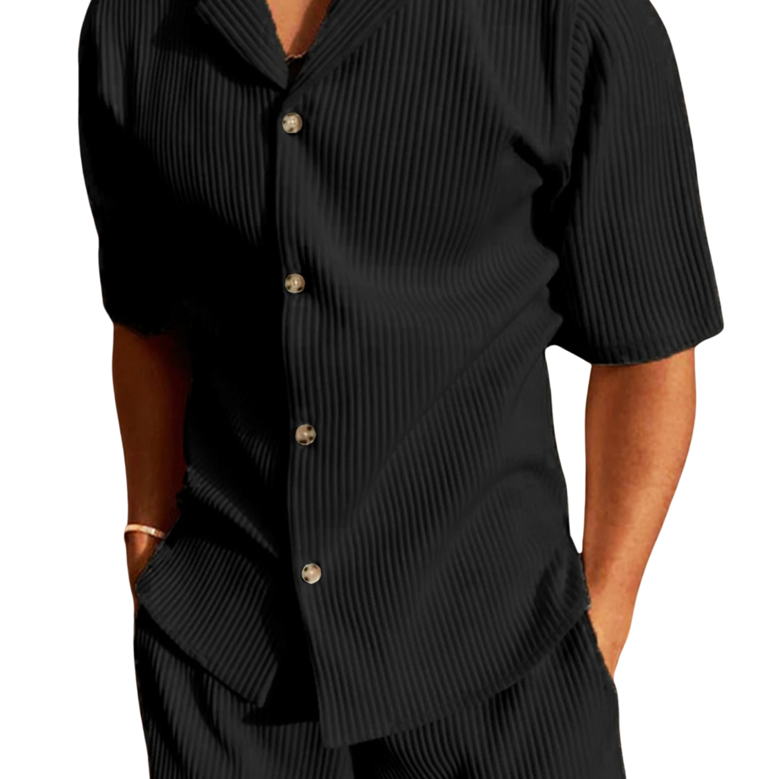 Lini Black Corduroy Suit
