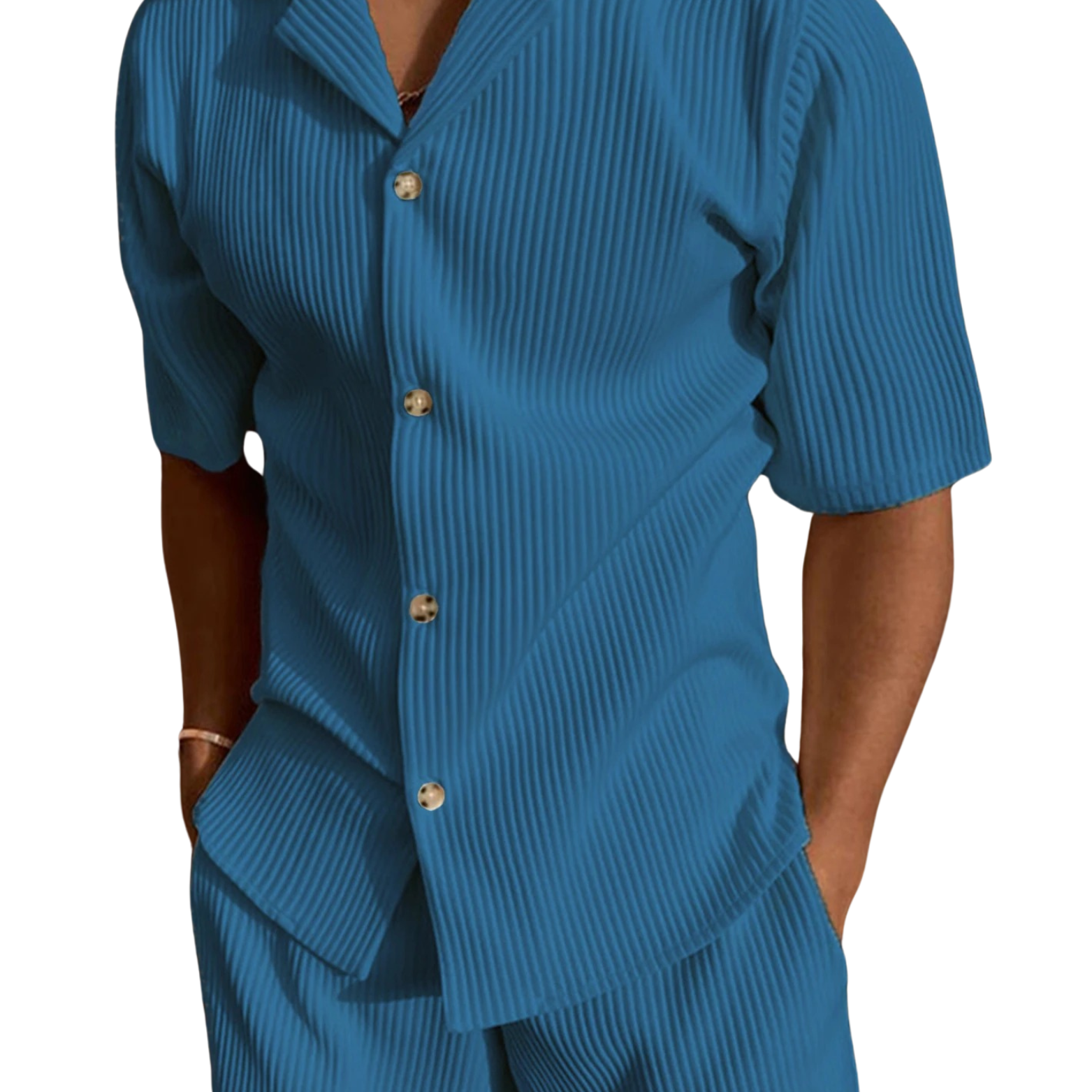 Lini Blue Corduroy Suit