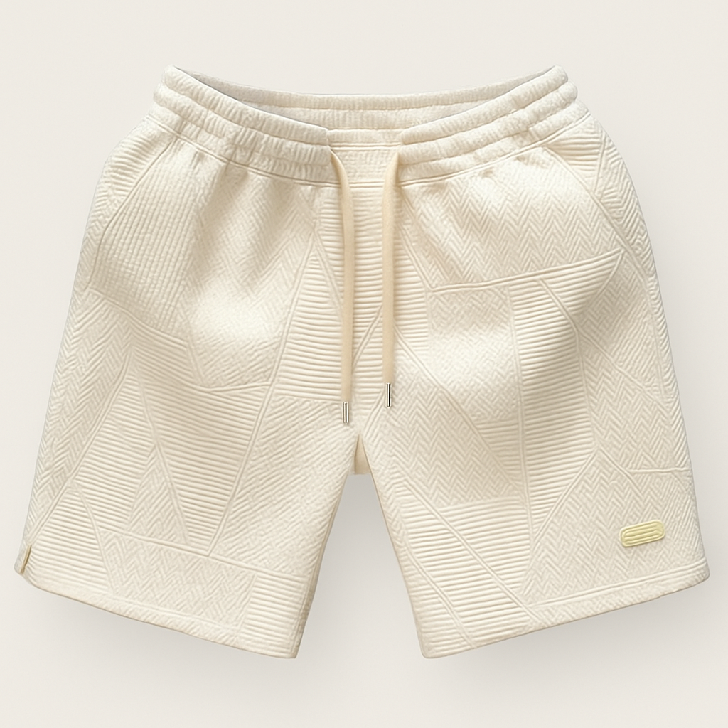 Men's Elegant Summer White Shorts