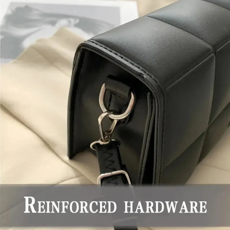 תיקי נשים כתף מעצבים מותגים אופנה PU קטן נשי Crossbody תיק עור מפוצל כתף תיקי נשים שקוף קלאסי מגמת תיקי נשים - GUTTE