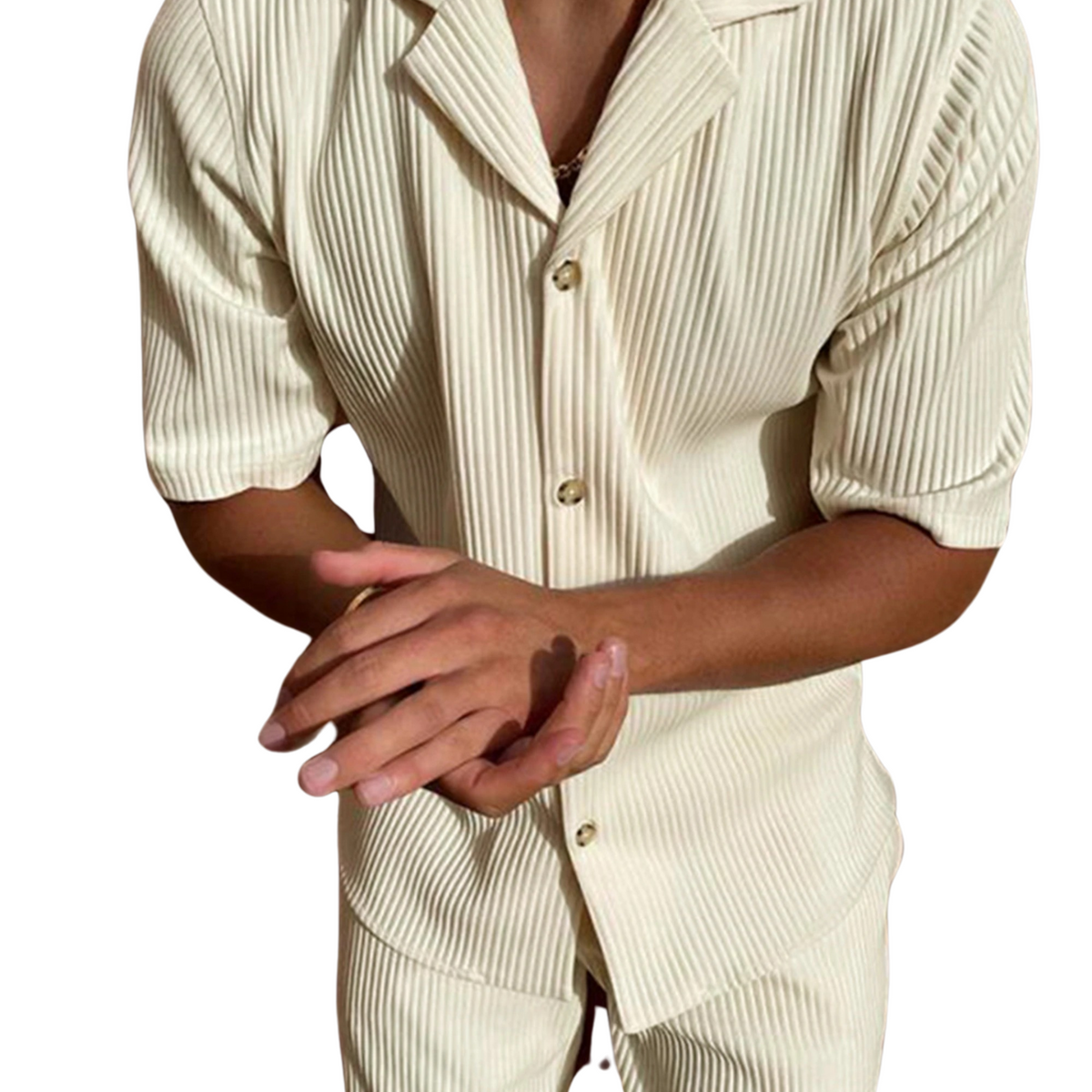 Lini Beige Corduroy Suit