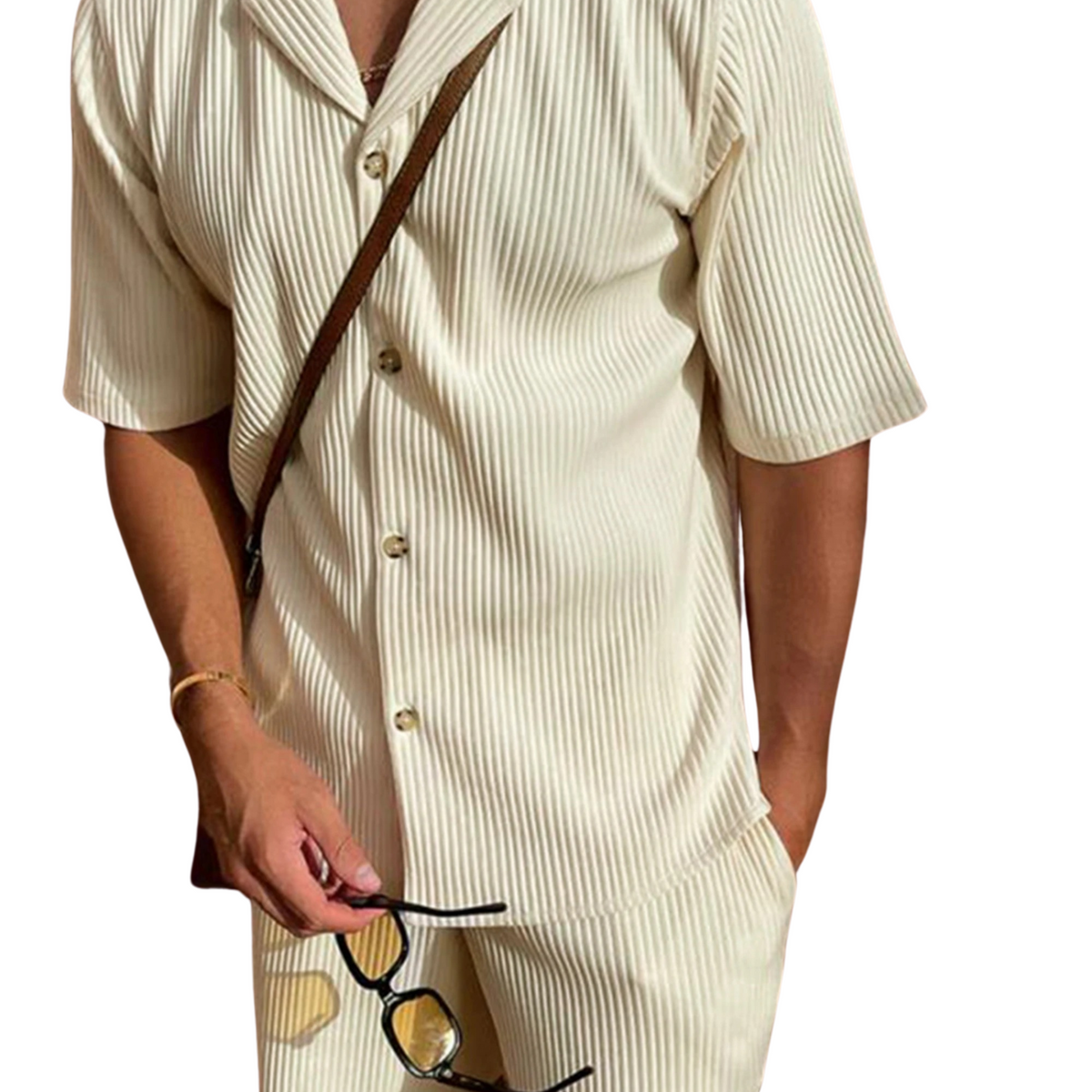 Lini Beige Corduroy Suit