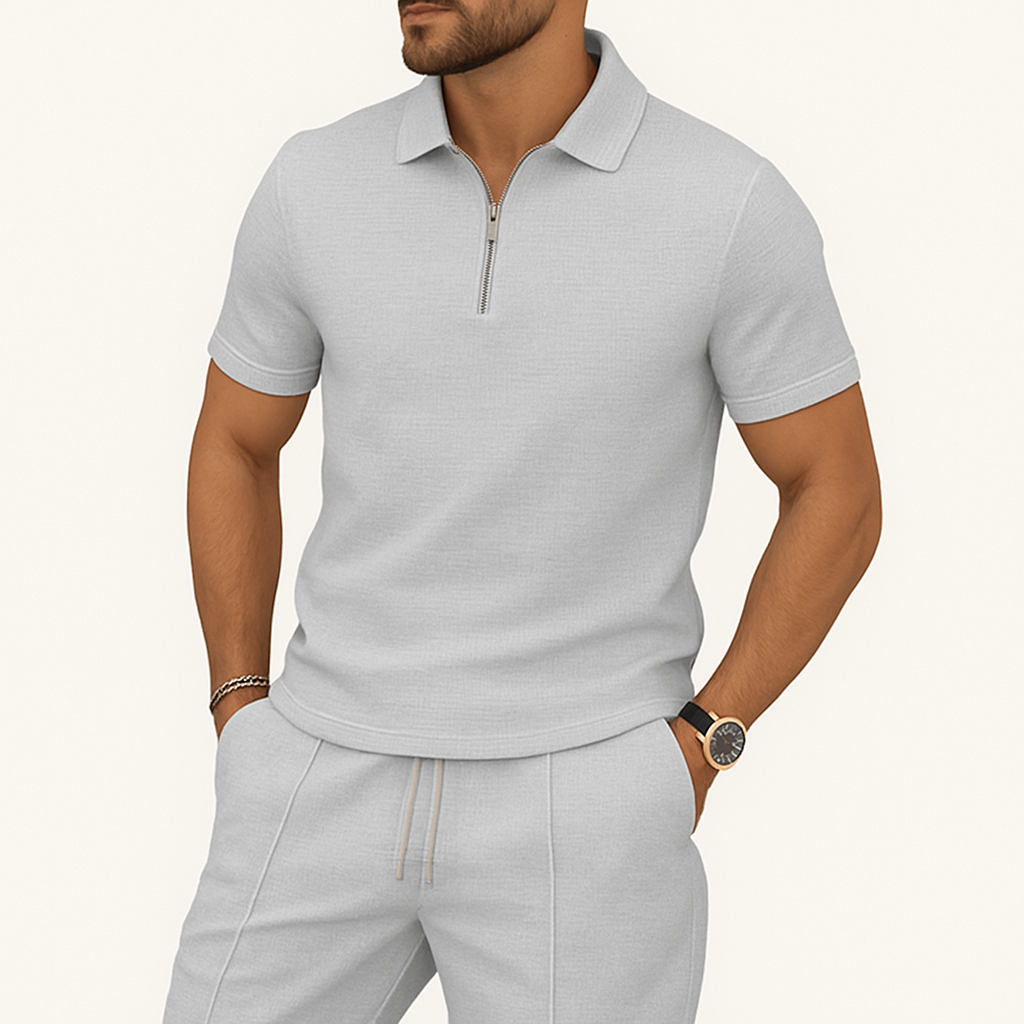 Leon Elegant Gray Suit