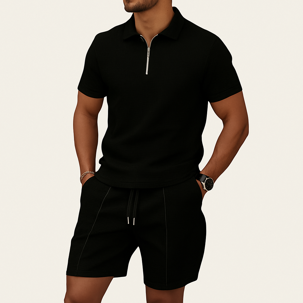 Leon Elegant Black Suit