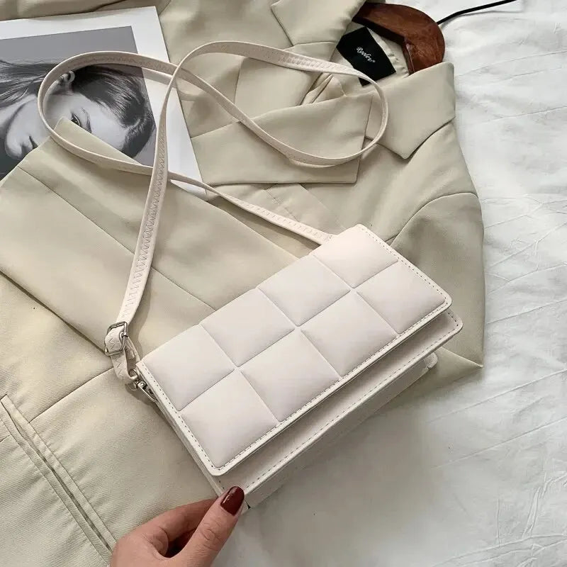 תיקי נשים כתף מעצבים מותגים אופנה PU קטן נשי Crossbody תיק עור מפוצל כתף תיקי נשים שקוף קלאסי מגמת תיקי נשים - GUTTE