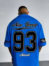 New Jersey 93 – חולצת אוברסייז