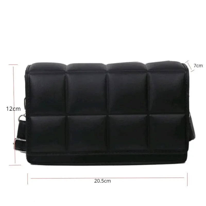 תיקי נשים כתף מעצבים מותגים אופנה PU קטן נשי Crossbody תיק עור מפוצל כתף תיקי נשים שקוף קלאסי מגמת תיקי נשים - GUTTE
