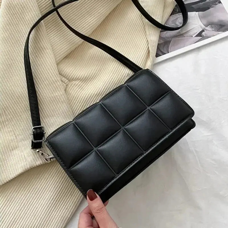 תיקי נשים כתף מעצבים מותגים אופנה PU קטן נשי Crossbody תיק עור מפוצל כתף תיקי נשים שקוף קלאסי מגמת תיקי נשים - GUTTE