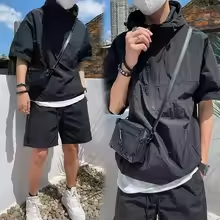 סט קז׳ואל אוברסייז לגברים  Urban Khaki