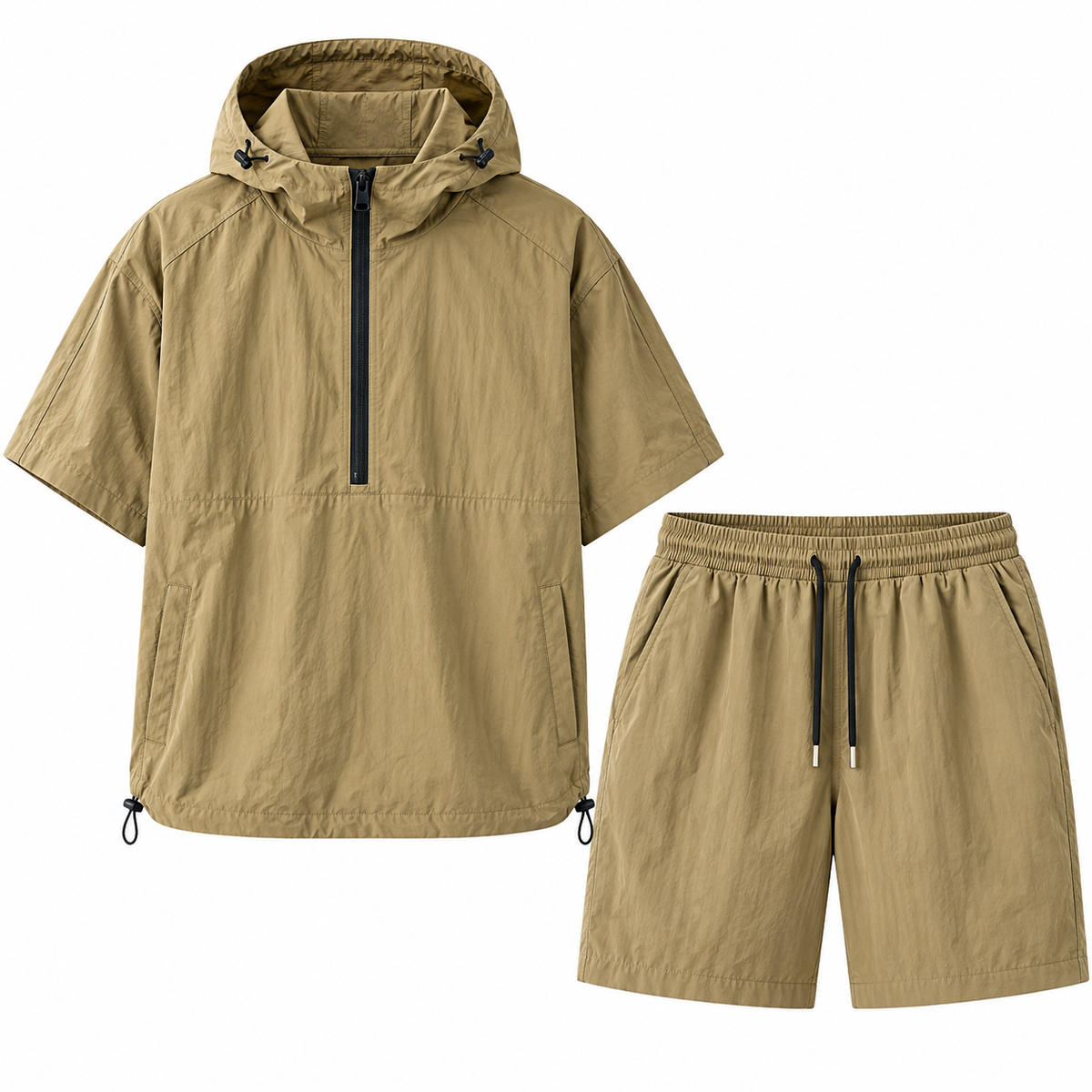 סט קז׳ואל אוברסייז לגברים  Urban Khaki